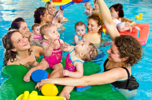 kids in pool